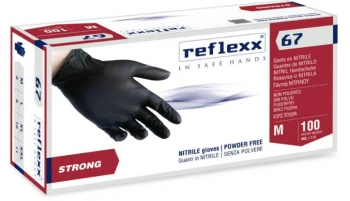 MANUSI NITRIL STRONG,NEGRE (100BUC)-XL 0